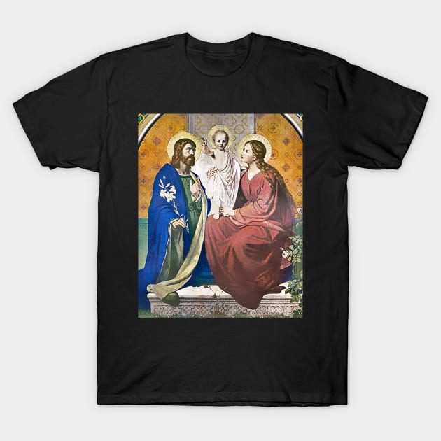 Holy Family T-Shirt by Marccelus